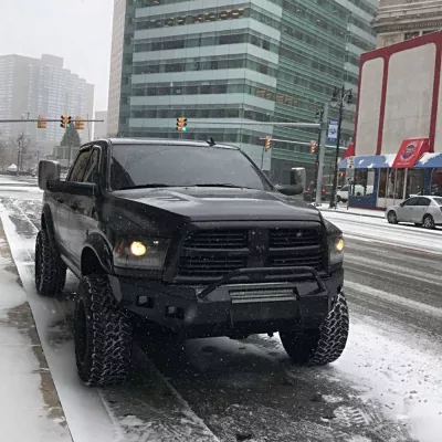 DODGE 2500-3500 2010-2018 with CLASSIC FRONT Weld It Yourself STANDARD installed