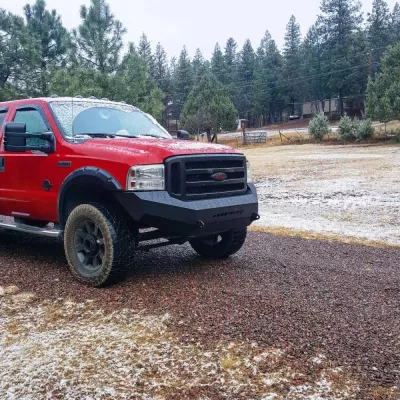 FORD F250-350 2005-2007 with CLASSIC FRONT Weld It Yourself STANDARD installed