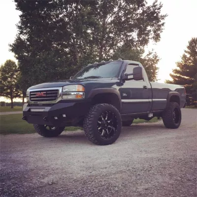 GMC 2500-3500HD 2003-2007 with CLASSIC FRONT W.I.Y.KIT STANDARD installed