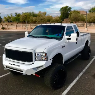 FORD F250-350 2005-2007 with PRECISION FRONT Weld It Yourself STANDARD installed