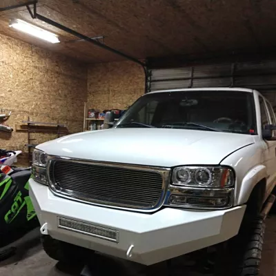 GMC 2500-3500HD 1999-2002 with CLASSIC FRONT Weld It Yourself STANDARD installed