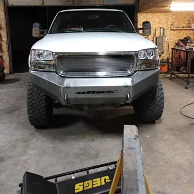 GMC 2500-3500HD 1999-2002 with CLASSIC FRONT Weld It Yourself STANDARD installed
