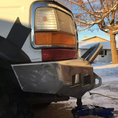 FORD F250-350 1992-1998 with CLASSIC FRONT Weld It Yourself Offroad installed