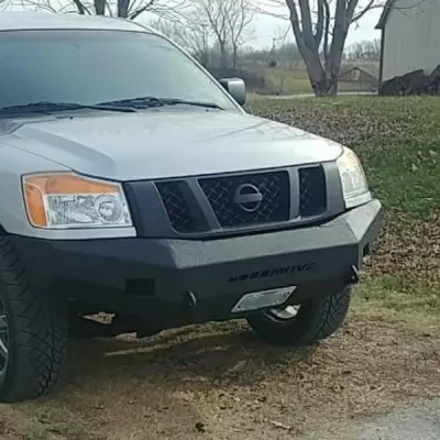 NISSAN TITAN 2003-2015 with CLASSIC FRONT Weld It Yourself STANDARD installed