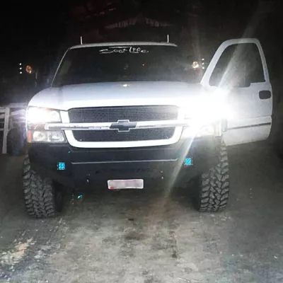 CHEVY 2500-3500HD 2003-2007 with CLASSIC FRONT Weld It Yourself STANDARD installed
