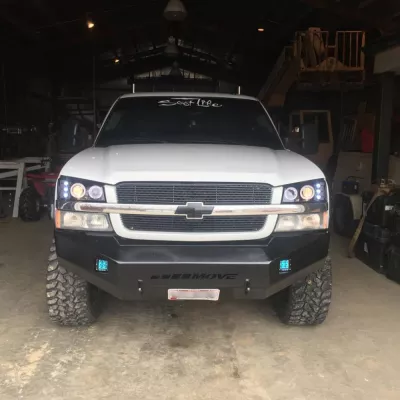 CHEVY 2500-3500HD 2003-2007 with CLASSIC FRONT Weld It Yourself STANDARD installed