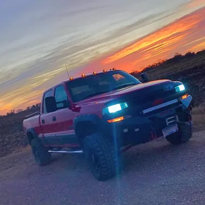 CHEVY 2500-3500HD 1999-2002 with CLASSIC FRONT Weld It Yourself Offroad installed