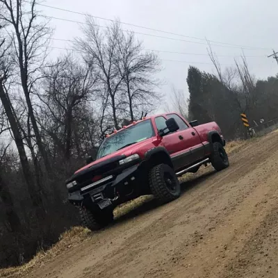 CHEVY 2500-3500HD 1999-2002 with CLASSIC FRONT Weld It Yourself Offroad installed