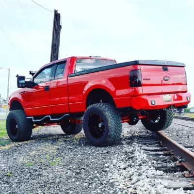 FORD F150 2004-2008 with CLASSIC REAR Weld It Yourself STANDARD installed