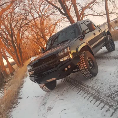 CHEVY 1500 2003-2007 with PRECISION FRONT Weld It Yourself STANDARD installed