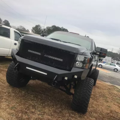 CHEVY 2500-3500HD 2007.5-2010 with CLASSIC FRONT Weld It Yourself STANDARD installed