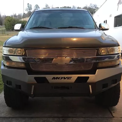 CHEVY 2500-3500HD 1999-2002 with CLASSIC FRONT Weld It Yourself Offroad installed