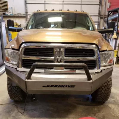 DODGE 2500-3500 2010-2018 with CLASSIC FRONT Weld It Yourself STANDARD installed