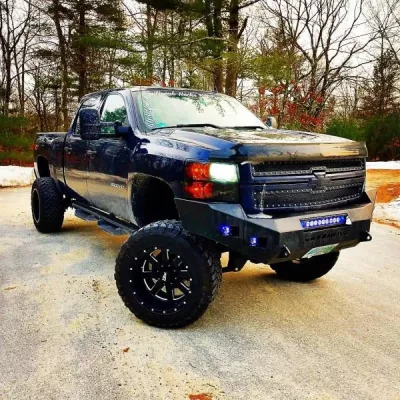 CHEVY 2500-3500HD 2007.5-2010 with CLASSIC FRONT Weld It Yourself STANDARD installed