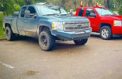 CHEVY 1500 2007.5-2013 with CLASSIC FRONT Weld It Yourself STANDARD installed