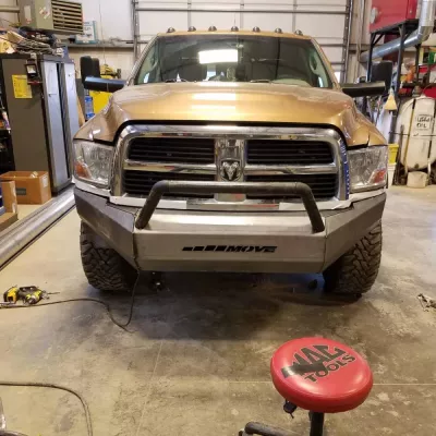 DODGE 2500-3500 2010-2018 with CLASSIC FRONT Weld It Yourself STANDARD installed