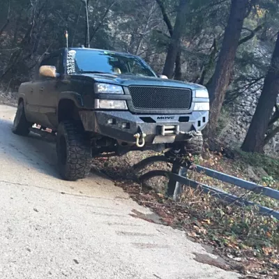 CHEVY 1500 2003-2007 with CLASSIC FRONT Weld It Yourself Offroad installed