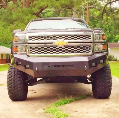 CHEVY 1500 2014-2015 with CLASSIC FRONT Weld It Yourself STANDARD installed