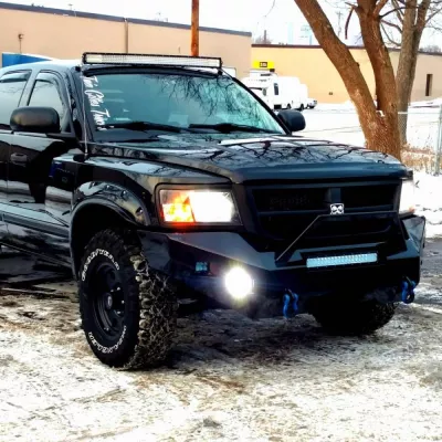 DODGE DAKOTA 2005-2011 with CLASSIC FRONT Weld It Yourself STANDARD installed