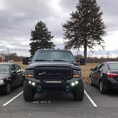 FORD F250-350 1999-2004 with CLASSIC FRONT W.I.Y.KIT STANDARD installed