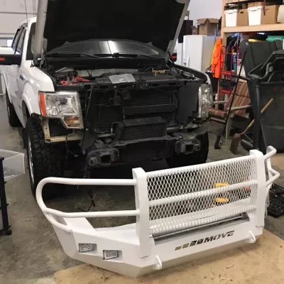 FORD F150 2009-2014 with CLASSIC FRONT Weld It Yourself STANDARD installed