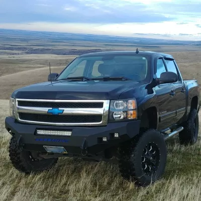 CHEVY 1500 2007.5-2013 with CLASSIC FRONT Weld It Yourself STANDARD installed