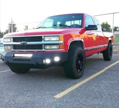 CHEVY 1500 1988-1998 with CLASSIC FRONT Weld It Yourself STANDARD installed