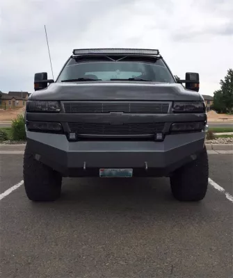 CHEVY 2500-3500HD 1999-2002 with CLASSIC FRONT Weld It Yourself STANDARD installed