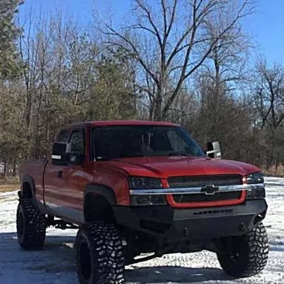 CHEVY 1500 2003-2007 with PRECISION FRONT Weld It Yourself STANDARD installed