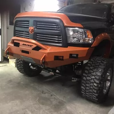 DODGE 2500-3500 2010-2018 with CLASSIC FRONT Weld It Yourself Offroad installed