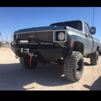CHEVY 1500 1973-1980 with CLASSIC FRONT Weld It Yourself Offroad installed