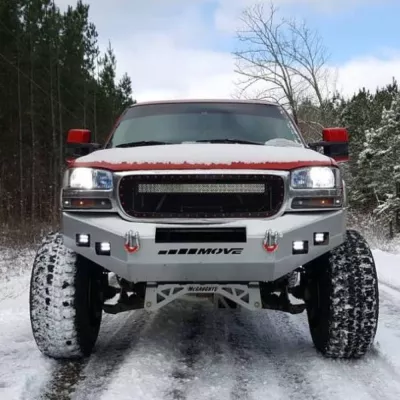 GMC 2500-3500HD 1999-2002 with CLASSIC FRONT Weld It Yourself STANDARD installed