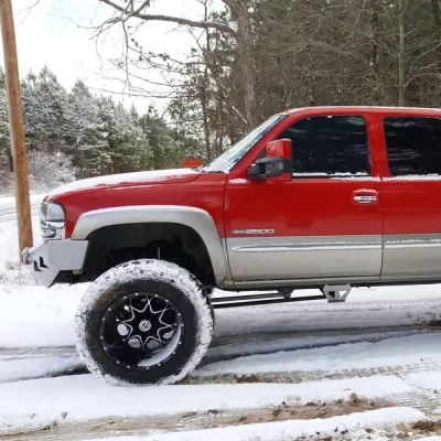 GMC 2500-3500HD 1999-2002 with CLASSIC FRONT Weld It Yourself STANDARD installed