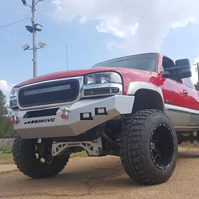 GMC 2500-3500HD 1999-2002 with CLASSIC FRONT Weld It Yourself STANDARD installed