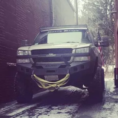 CHEVY 2500-3500HD 2003-2007 with CLASSIC FRONT Weld It Yourself Offroad installed