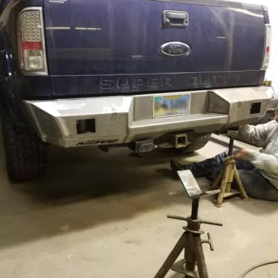 FORD F250-350 2011-2016 with CLASSIC REAR W.I.Y.KIT STANDARD installed