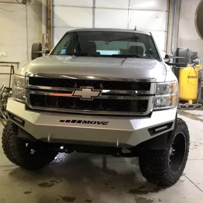 CHEVY 2500-3500HD 2011-2014 with PRECISION FRONT Weld It Yourself STANDARD installed