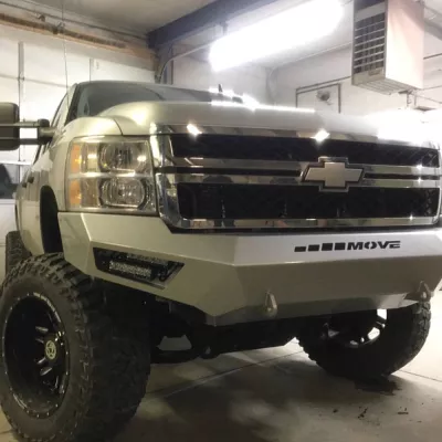 CHEVY 2500-3500HD 2011-2014 with PRECISION FRONT Weld It Yourself STANDARD installed