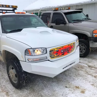 GMC 2500-3500HD 1999-2002 with CLASSIC FRONT Weld It Yourself STANDARD installed