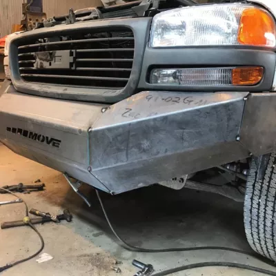 GMC 2500-3500HD 1999-2002 with CLASSIC FRONT Weld It Yourself STANDARD installed