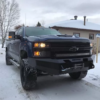 CHEVY 2500-3500HD 2015-2019 with CLASSIC FRONT Weld It Yourself Offroad installed