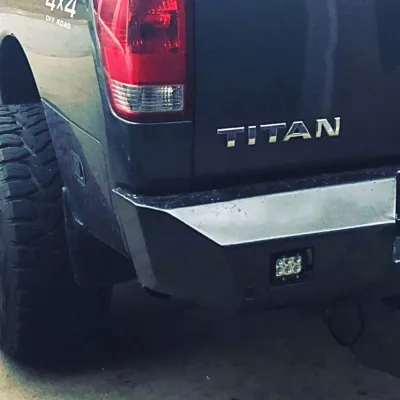 NISSAN TITAN 2003-2015 with CLASSIC REAR Weld It Yourself STANDARD installed