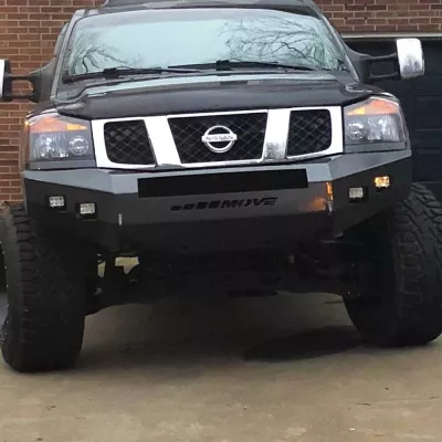 NISSAN TITAN 2003-2015 with CLASSIC FRONT Weld It Yourself STANDARD installed