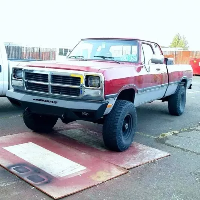 DODGE 150-250-350 1981-1993 with PRECISION FRONT Weld It Yourself STANDARD installed