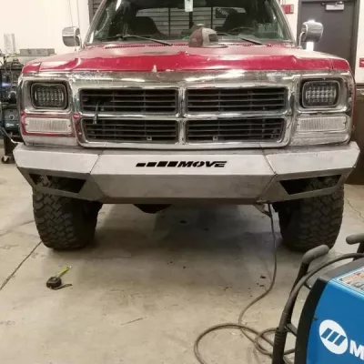 DODGE 150-250-350 1981-1993 with PRECISION FRONT Weld It Yourself STANDARD installed