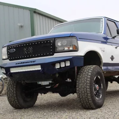 FORD F250-350 1992-1998 with PRECISION FRONT Weld It Yourself STANDARD installed