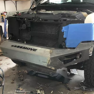 FORD F150 2009-2014 with PRECISION FRONT Weld It Yourself STANDARD installed