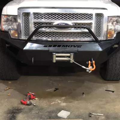 FORD F150 2009-2014 with PRECISION FRONT Weld It Yourself STANDARD installed