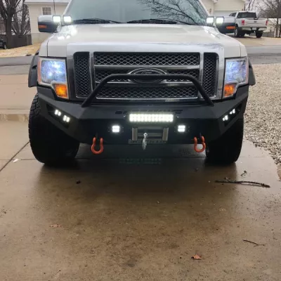 FORD F150 2009-2014 with PRECISION FRONT Weld It Yourself STANDARD installed