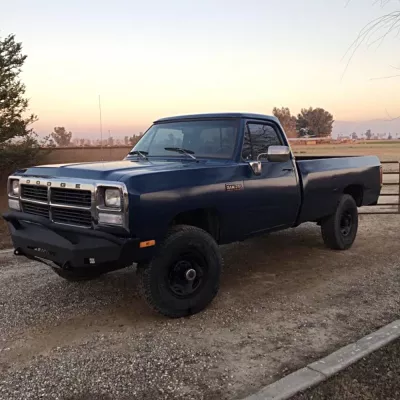 DODGE 150-250-350 1981-1993 with CLASSIC FRONT Weld It Yourself STANDARD installed